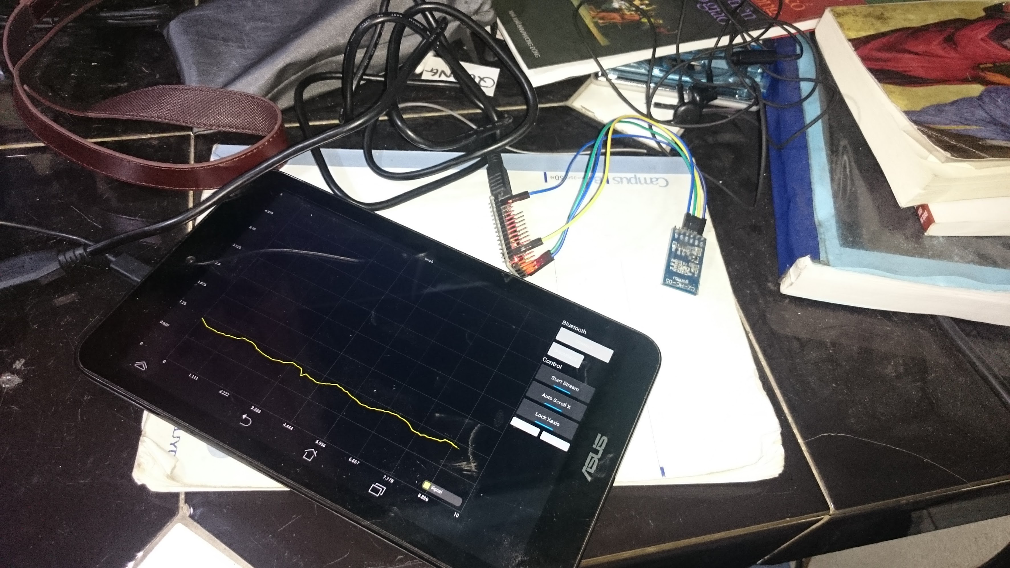 Android app on tablet